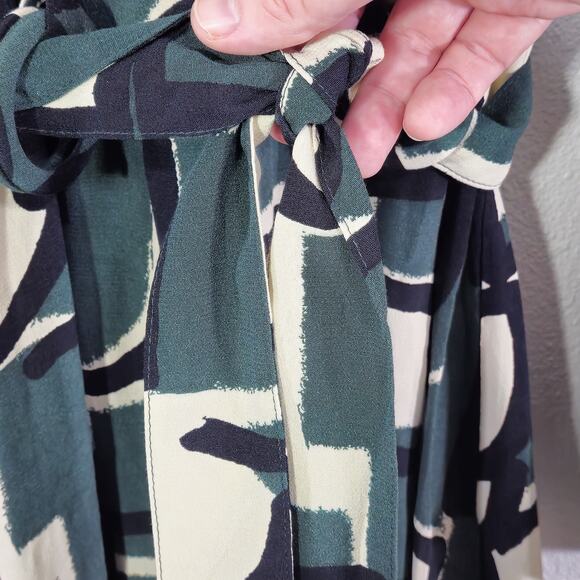 NEW Zara Women’s Dress Statement Print Modern Bold Pattern Wearable Art XS - Picture 6 of 13